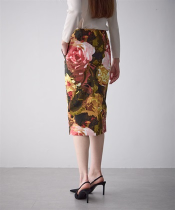 49AV JUNKO SHIMADA ローズ柄タイトスカート_subthumb_6