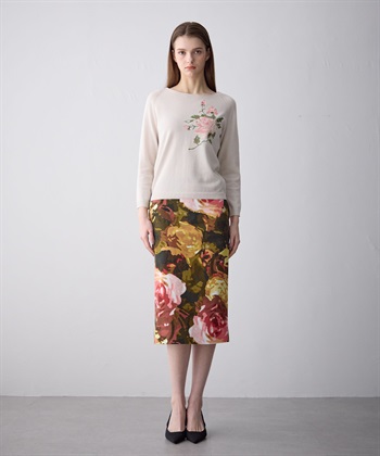 49AV JUNKO SHIMADA ローズ柄タイトスカート_subthumb_7