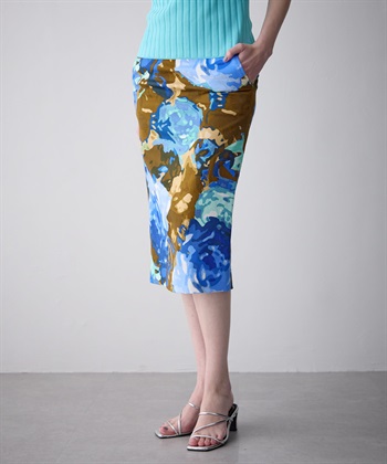 49AV JUNKO SHIMADA ローズ柄タイトスカート_subthumb_13