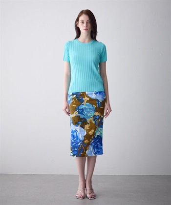 49AV JUNKO SHIMADA ローズ柄タイトスカート_subthumb_17