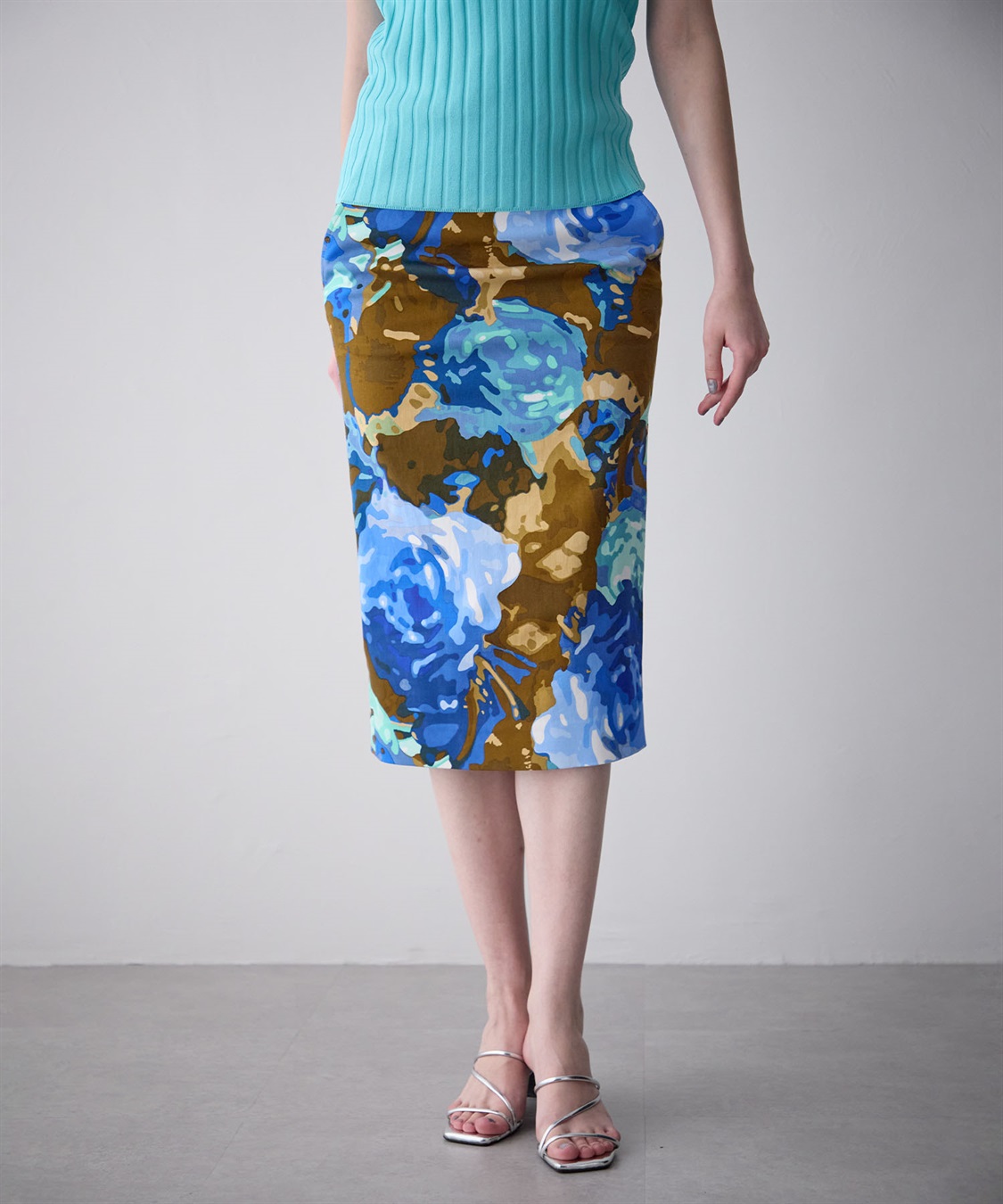 49AV JUNKO SHIMADA ローズ柄タイトスカート_sub_19