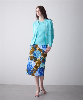 49AV JUNKO SHIMADA ローズ柄タイトスカート_subthumb_21