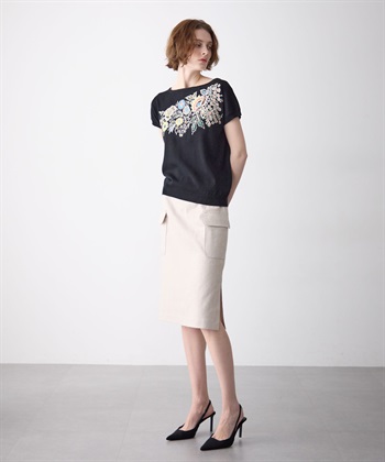 49AV JUNKO SHIMADA リネン混ポケットつきスカート_subthumb_9