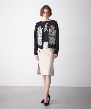 49AV JUNKO SHIMADA リネン混ポケットつきスカート_subthumb_10