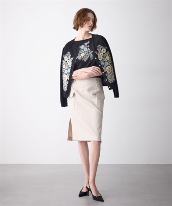 49AV JUNKO SHIMADA リネン混ポケットつきスカート_subthumb_15