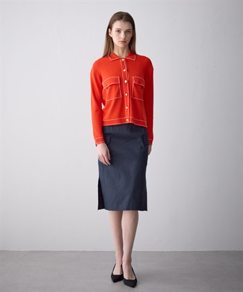 49AV JUNKO SHIMADA リネン混ポケットつきスカート_subthumb_17