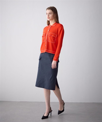 49AV JUNKO SHIMADA リネン混ポケットつきスカート_subthumb_21