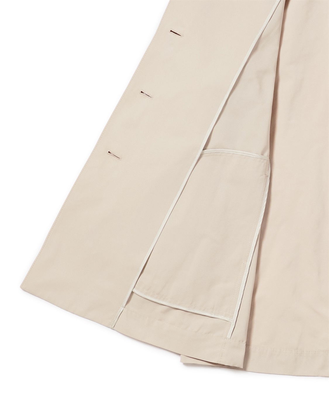 49AV JUNKO SHIMADA 【GOLDEN WEEK SALE】グログランステンカラーコート_sub_5