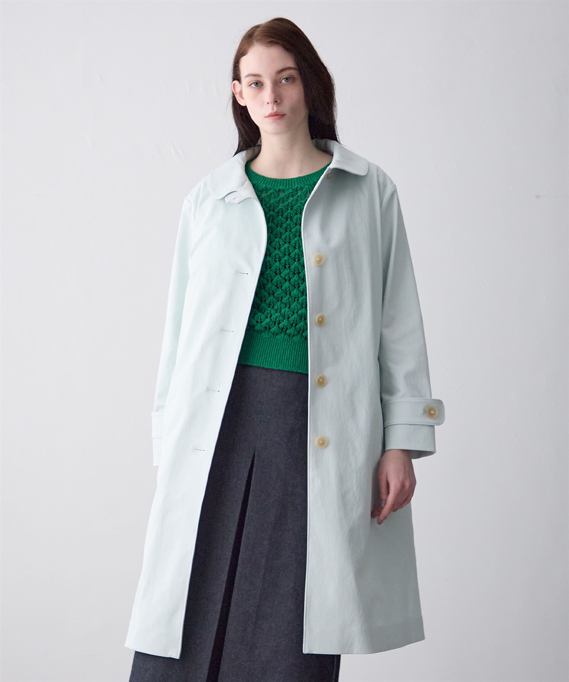 49AV JUNKO SHIMADA ライナーつき丸襟コート_sub_1