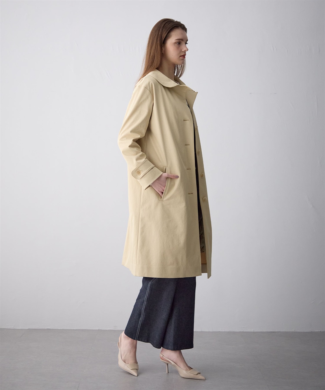 49AV JUNKO SHIMADA ライナーつき丸襟コート_sub_6