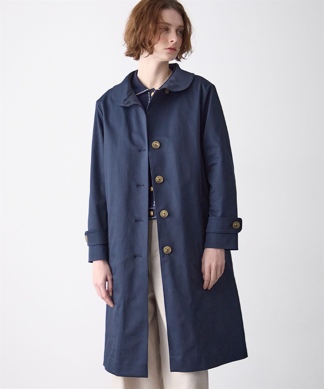 49AV JUNKO SHIMADA ライナーつき丸襟コート_sub_13