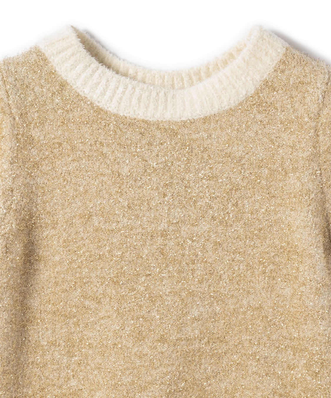 49AV JUNKO SHIMADA 配色切り替えモールヤーン半袖ニット_sub_2