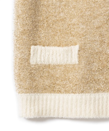 49AV JUNKO SHIMADA 配色切り替えモールヤーン半袖ニット_subthumb_4