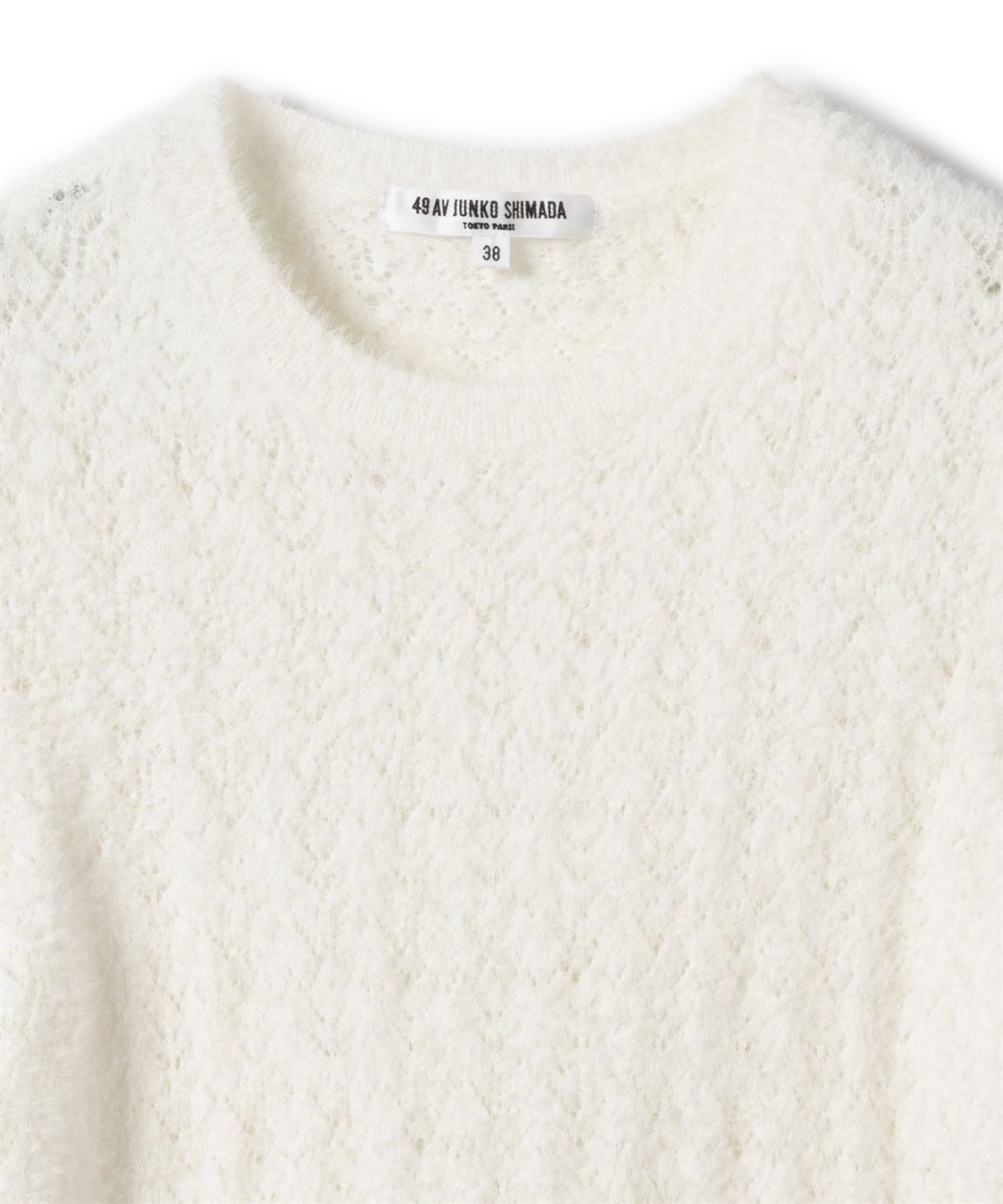 49AV JUNKO SHIMADA 透かし編みプルオーバーニット_sub_2