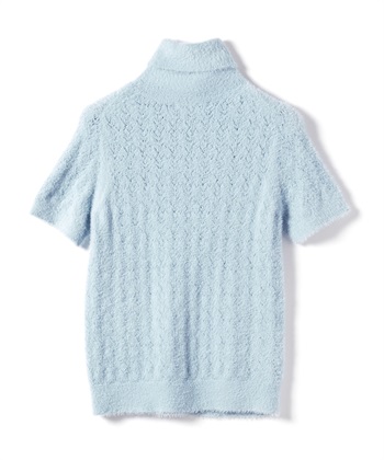 49AV JUNKO SHIMADA 透かし編みタートルネック半袖ニット_subthumb_1