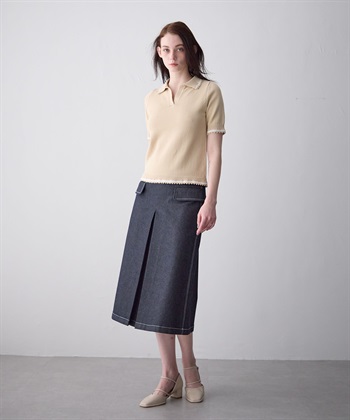 familiar 90cm 半袖Tシャツ・リバーシブルスカートの3点セット ファミリア】110cm XB 青系 リバーシブルスカート（240482） | 兵庫県