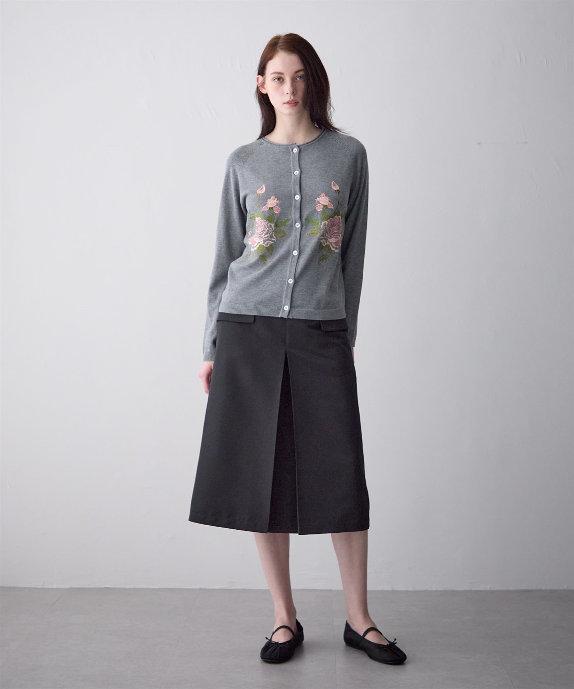 49AV JUNKO SHIMADA 【TIME SALE】ローズ刺?入り長袖カーディガン_sub_6