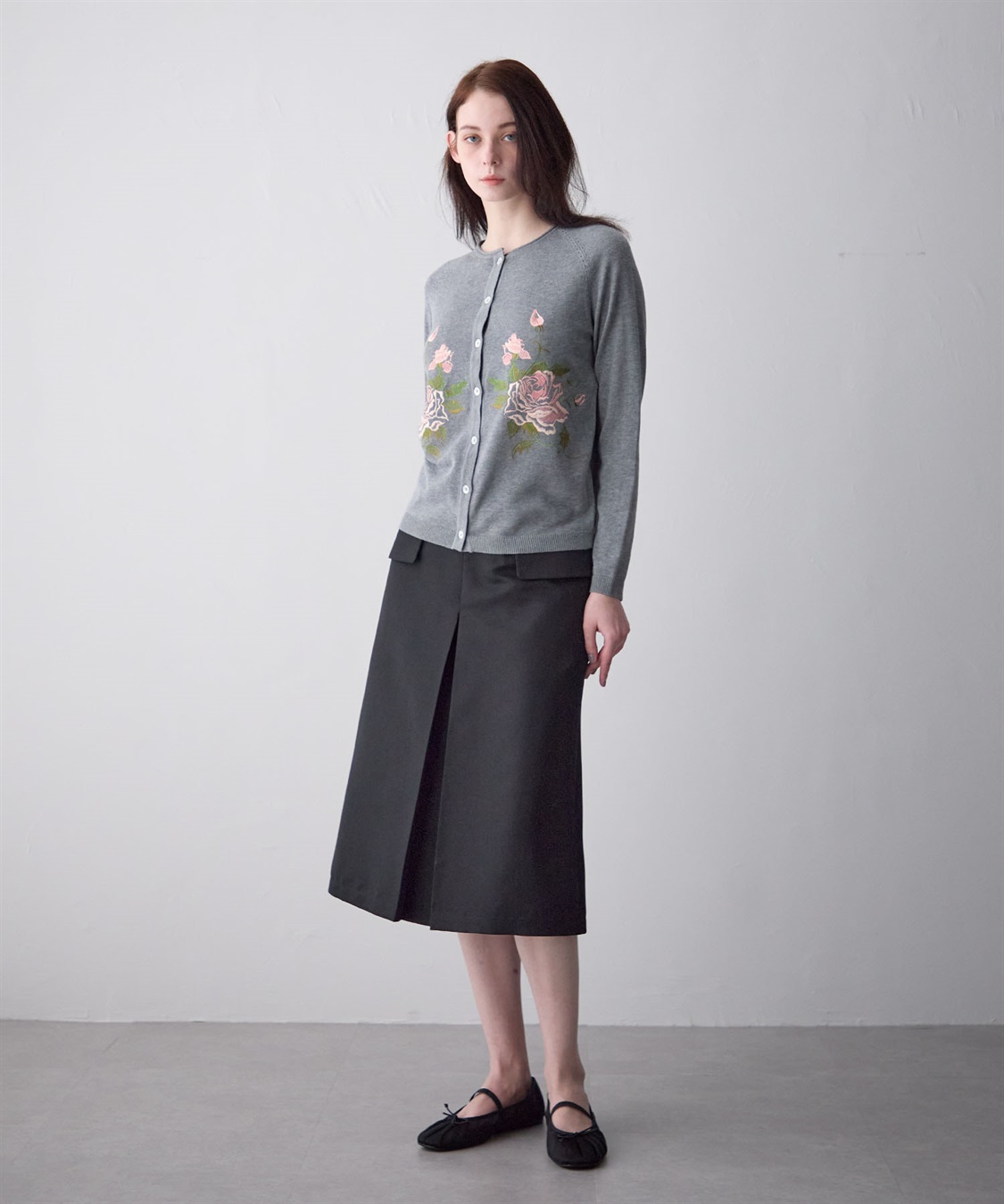 49AV JUNKO SHIMADA 【TIME SALE】ローズ刺?入り長袖カーディガン_sub_7
