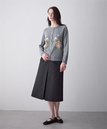 49AV JUNKO SHIMADA 【TIME SALE】ローズ刺?入り長袖カーディガン_subthumb_8