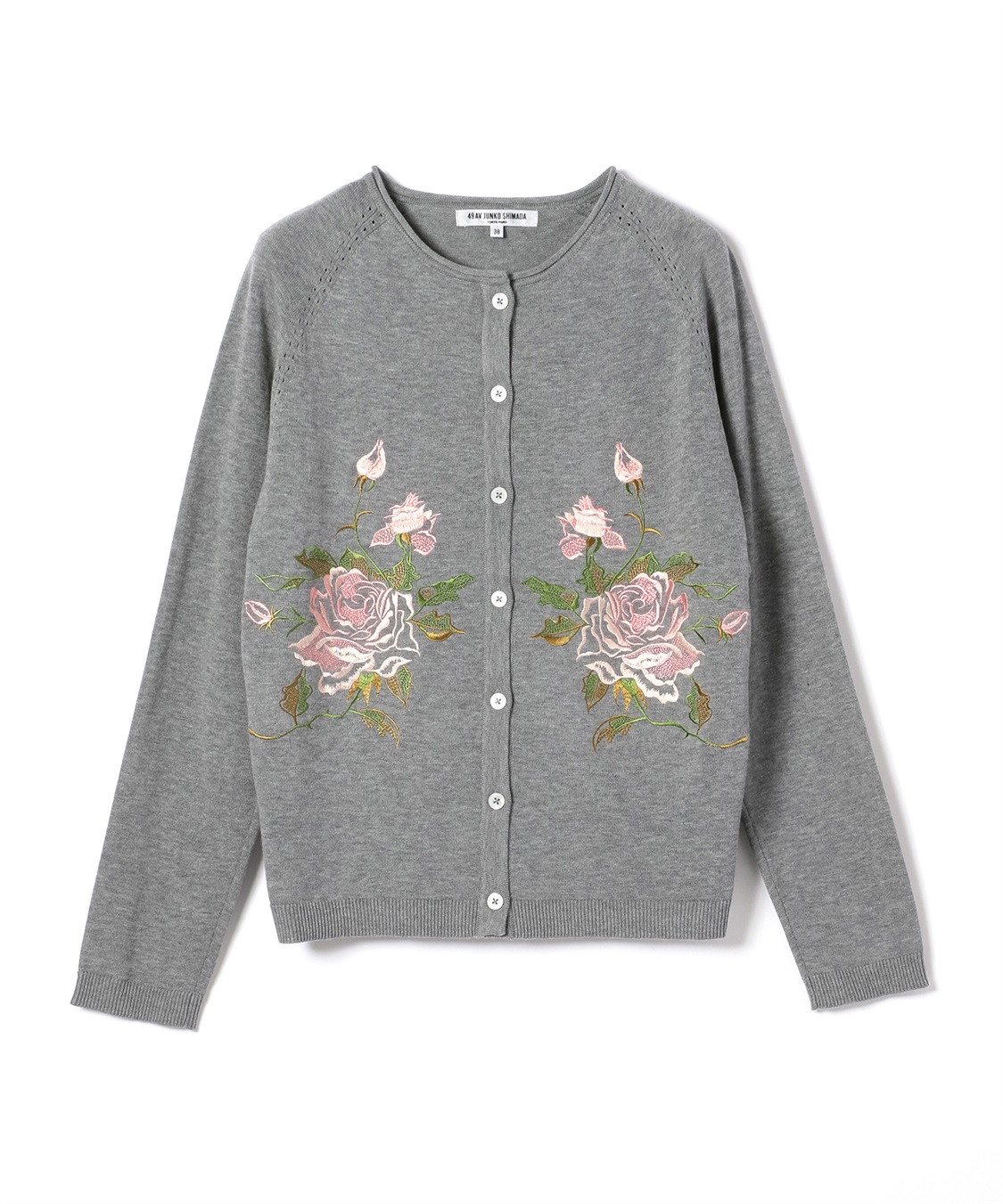 49AV JUNKO SHIMADA 【TIME SALE】ローズ刺?入り長袖カーディガン_sub_10