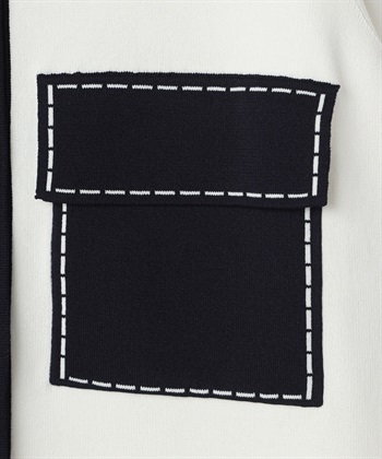 49AV JUNKO SHIMADA 配色ラインニットカーディガン_subthumb_5