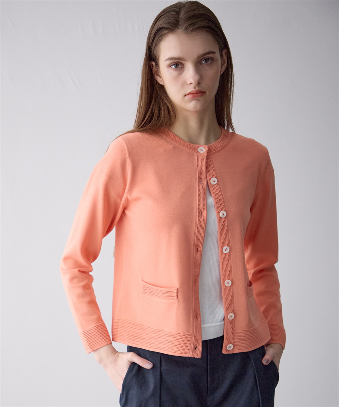 TIME SALE】【WEB限定】クルーネックカーディガン 49AV JUNKO SHIMADA
