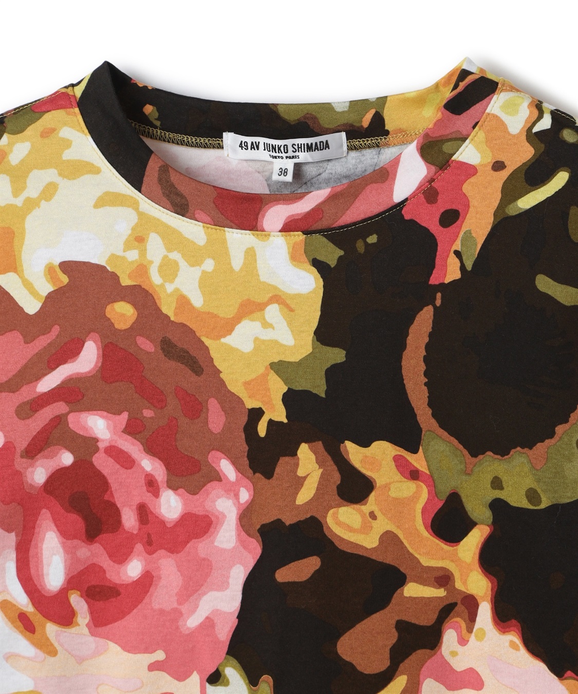 49AV JUNKO SHIMADA ローズ柄プルオーバー_sub_2