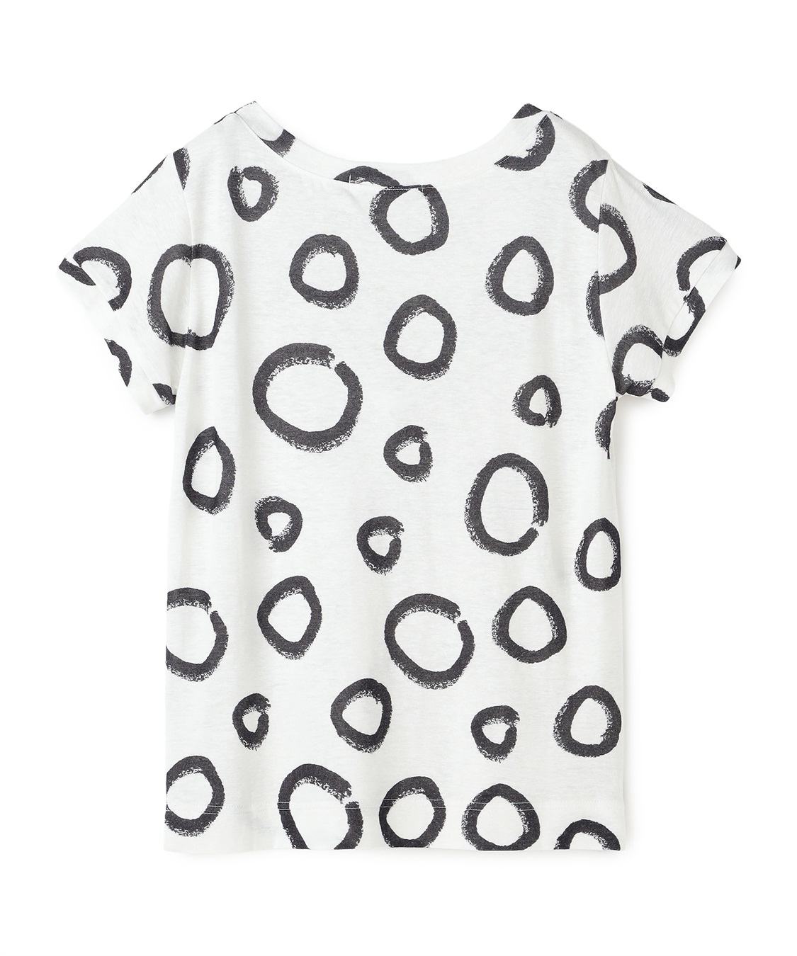 49AV JUNKO SHIMADA サークル柄半袖Tシャツ_sub_1