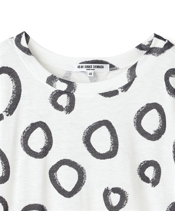 49AV JUNKO SHIMADA サークル柄半袖Tシャツ_subthumb_2