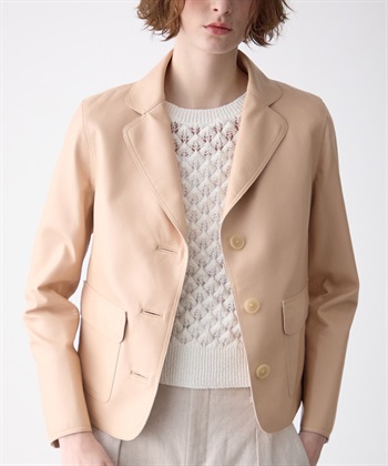 49AV JUNKO SHIMADA 【TIME SALE】レザーテーラードジャケット_subthumb_2