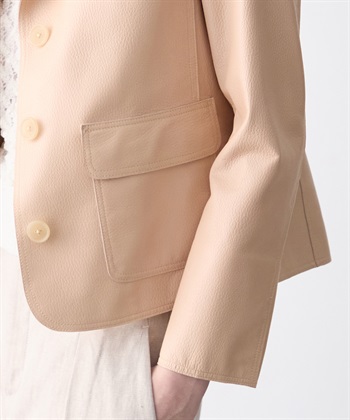 49AV JUNKO SHIMADA 【TIME SALE】レザーテーラードジャケット_subthumb_3