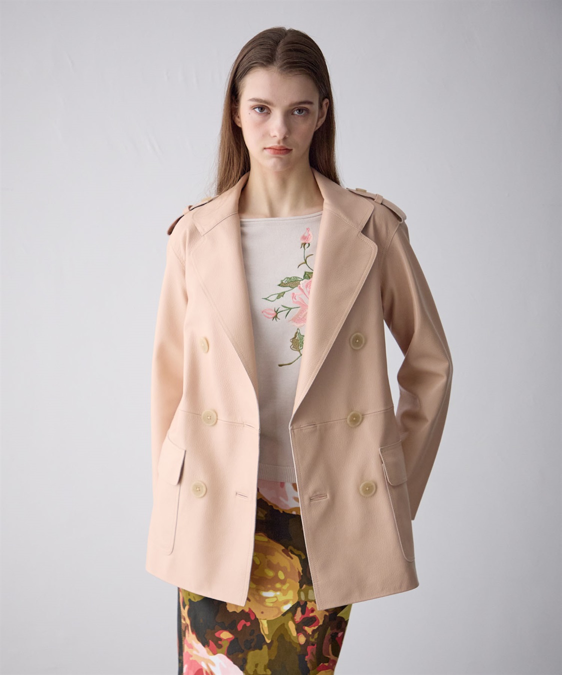 49AV JUNKO SHIMADA レザーダブルジャケット_sub_1