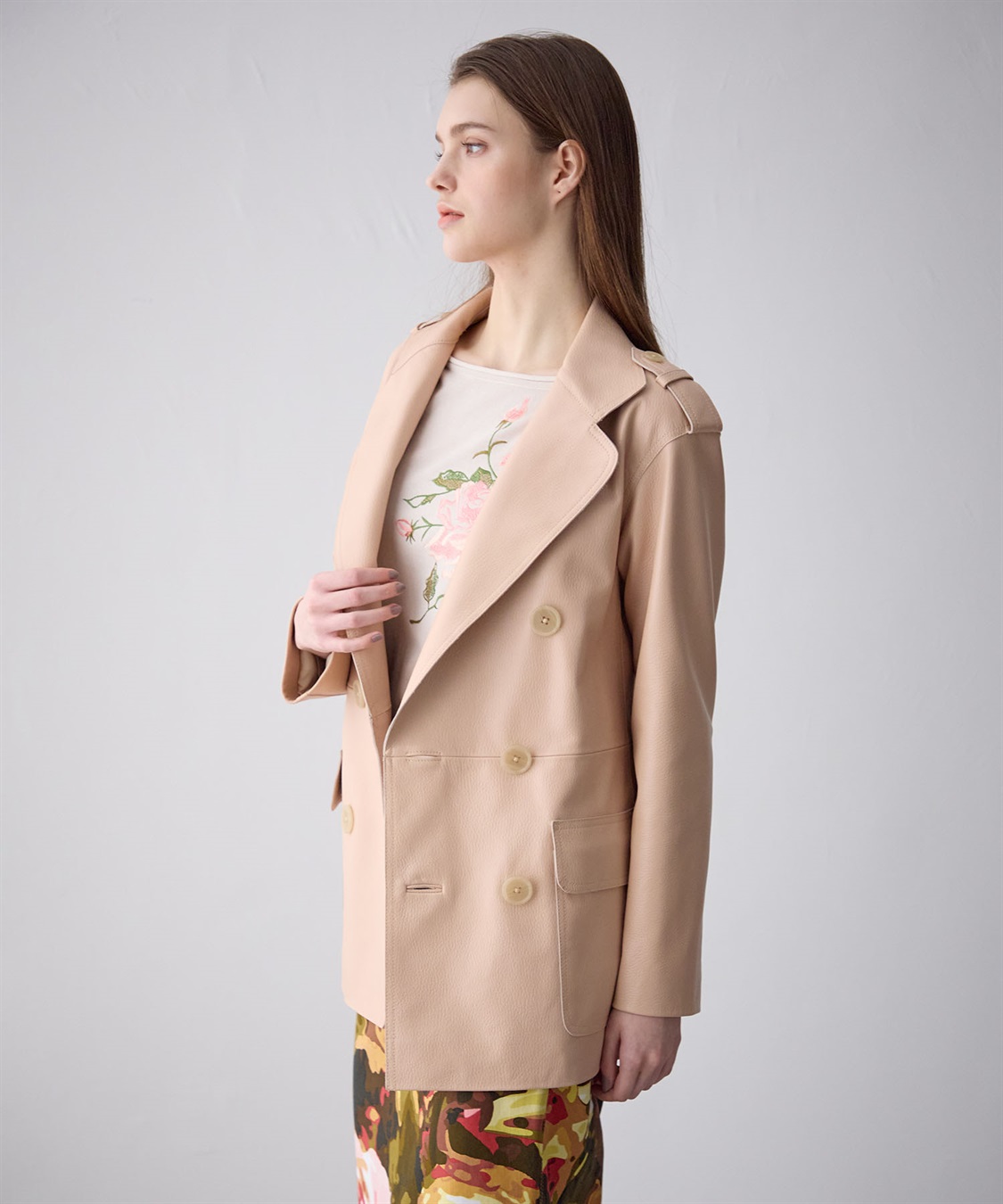 49AV JUNKO SHIMADA レザーダブルジャケット_sub_4