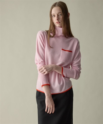 49AV JUNKO SHIMADA 【WEB限定】カシミヤ配色ニットプルオーバー_subthumb_10