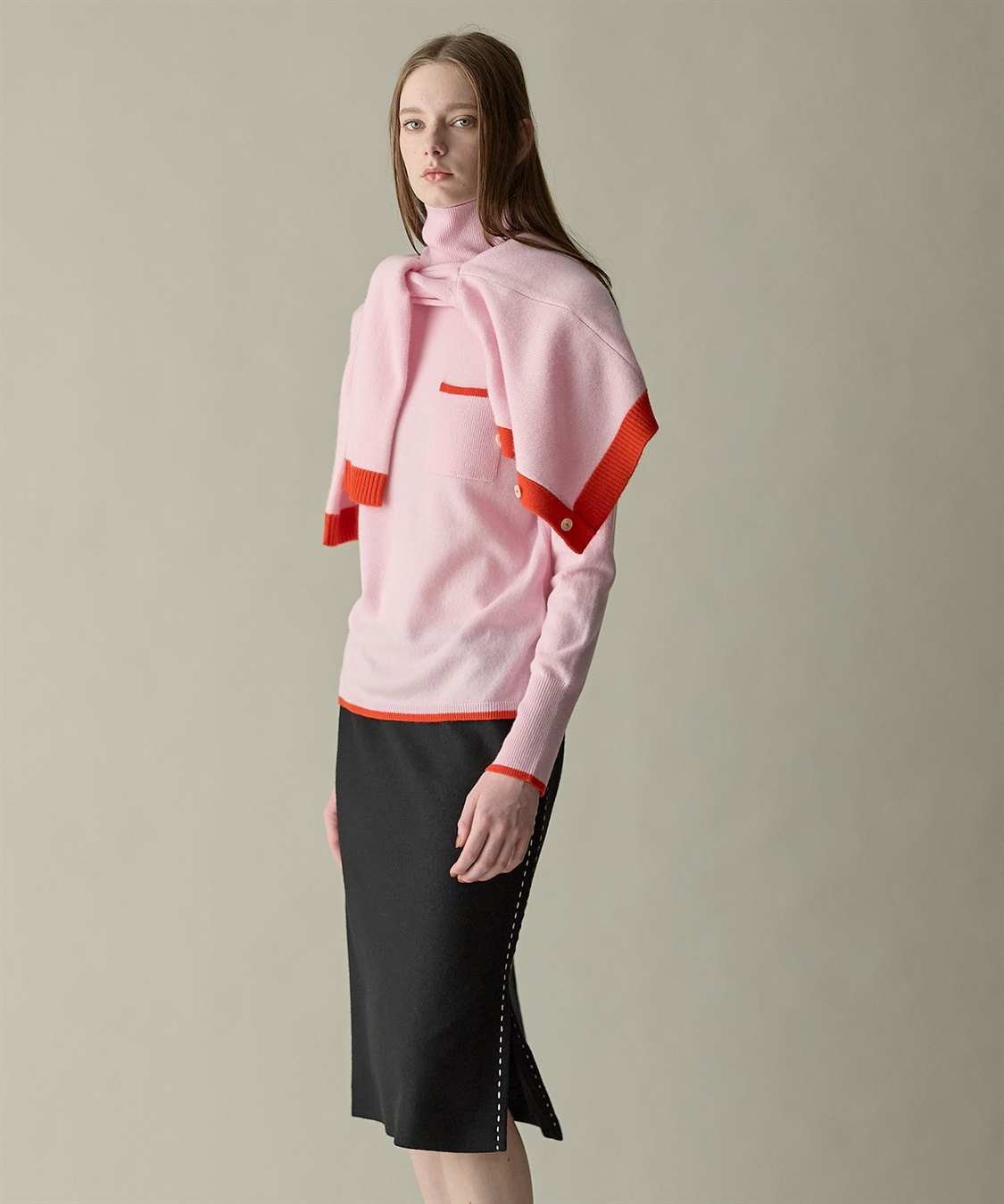 49AV JUNKO SHIMADA 【WEB限定】カシミヤ配色ニットプルオーバー_sub_18