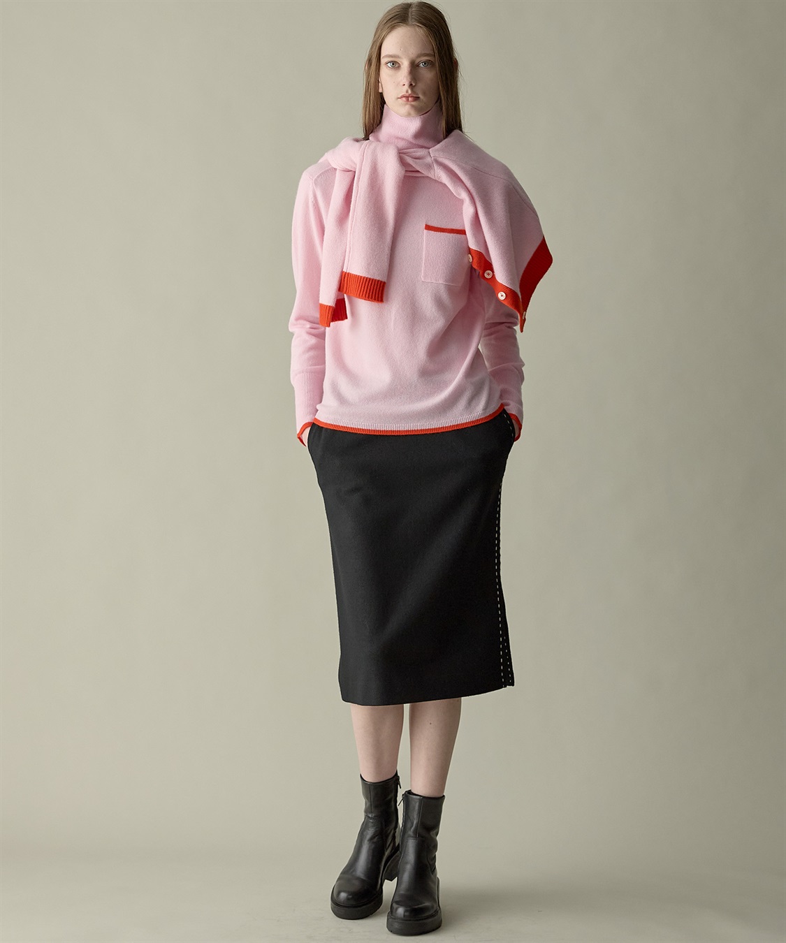 49AV JUNKO SHIMADA 【WEB限定】カシミヤ配色ニットプルオーバー_sub_19