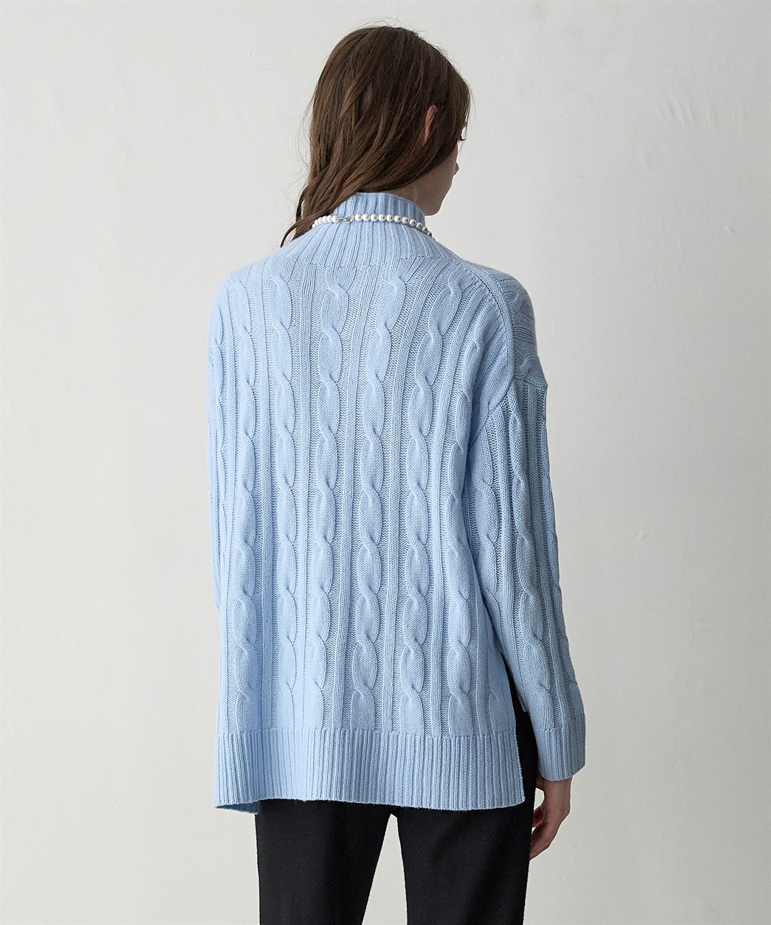 49AV JUNKO SHIMADA 【WEB限定】カシミヤケーブル編みハイネックニット_sub_18