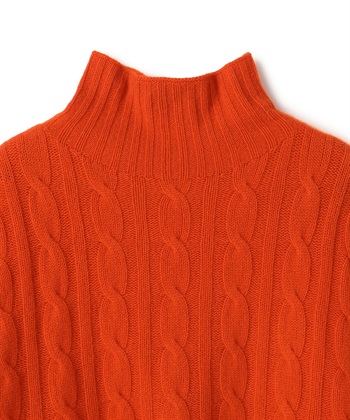 49AV JUNKO SHIMADA 【WEB限定】カシミヤケーブル編みハイネックニット_subthumb_24