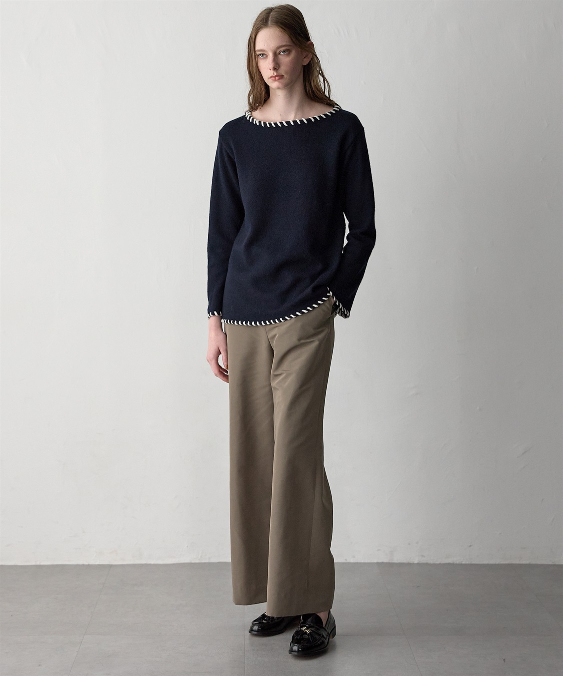 49AV JUNKO SHIMADA 【WEB限定】ステッチニットプルオーバー_sub_11