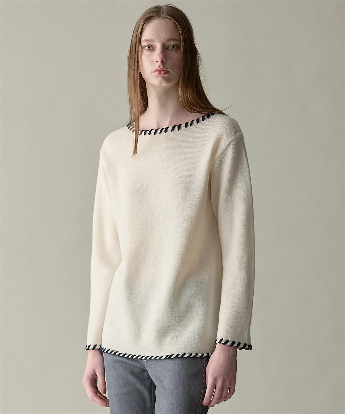 49AV JUNKO SHIMADA 【WEB限定】ステッチニットプルオーバー_sub_19