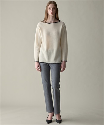 49AV JUNKO SHIMADA 【WEB限定】ステッチニットプルオーバー_subthumb_20