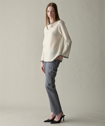 49AV JUNKO SHIMADA 【WEB限定】ステッチニットプルオーバー_subthumb_21