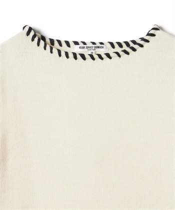 49AV JUNKO SHIMADA 【WEB限定】ステッチニットプルオーバー_subthumb_24