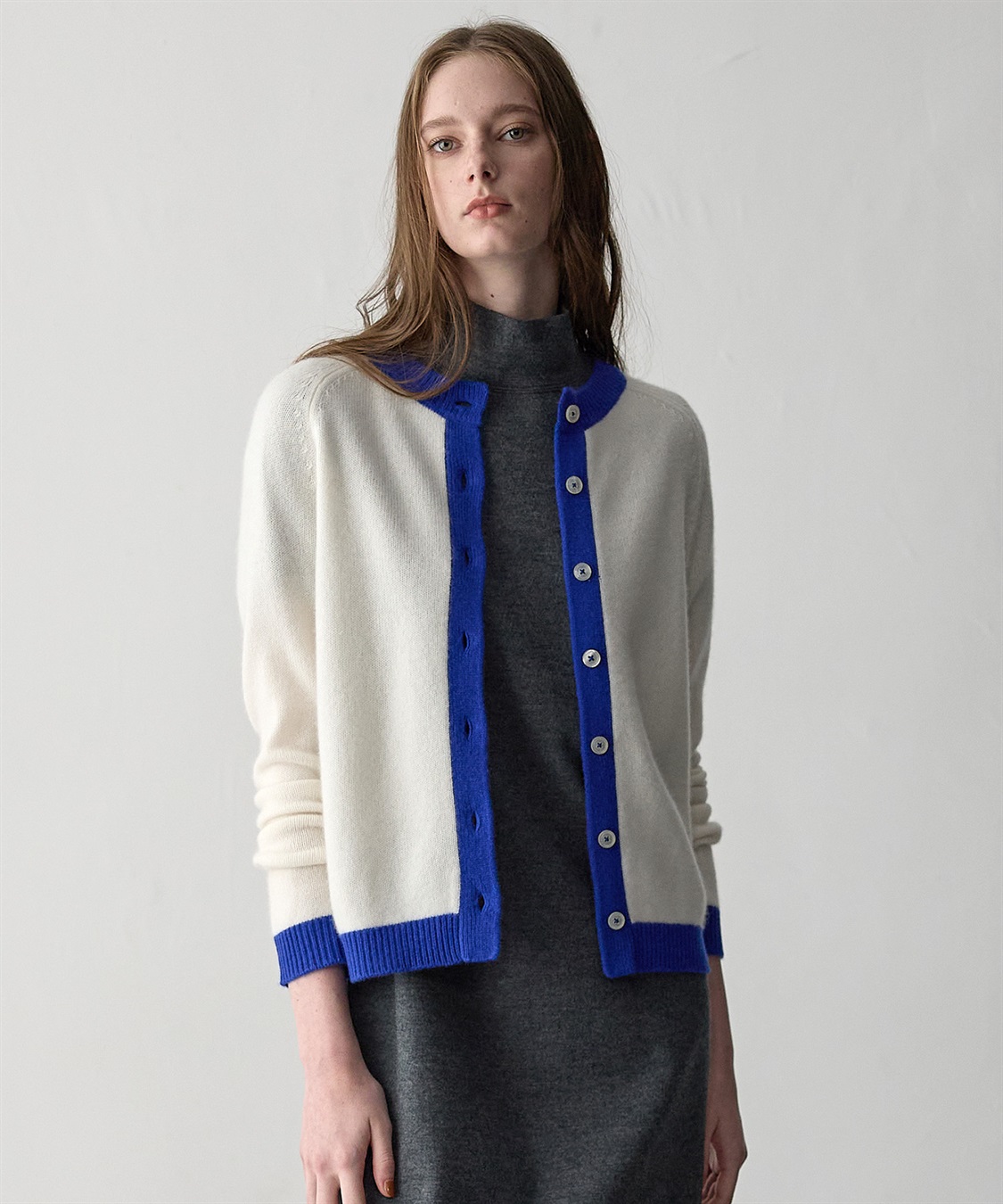 49AV JUNKO SHIMADA 【WEB限定】カシミヤ配色ニットカーディガン_sub_5
