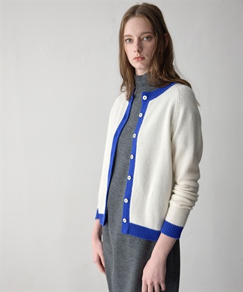 49AV JUNKO SHIMADA 【WEB限定】カシミヤ配色ニットカーディガン_subthumb_6