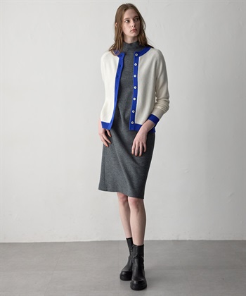 49AV JUNKO SHIMADA 【WEB限定】カシミヤ配色ニットカーディガン_subthumb_9