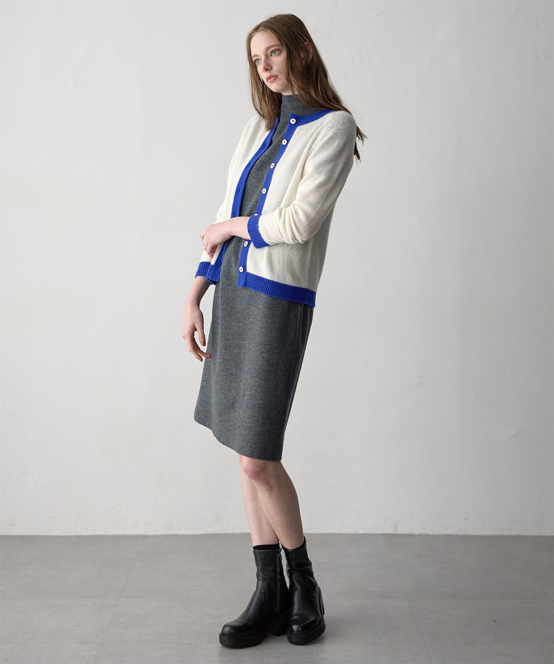 49AV JUNKO SHIMADA 【WEB限定】カシミヤ配色ニットカーディガン_sub_11