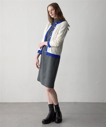 49AV JUNKO SHIMADA 【WEB限定】カシミヤ配色ニットカーディガン_subthumb_11