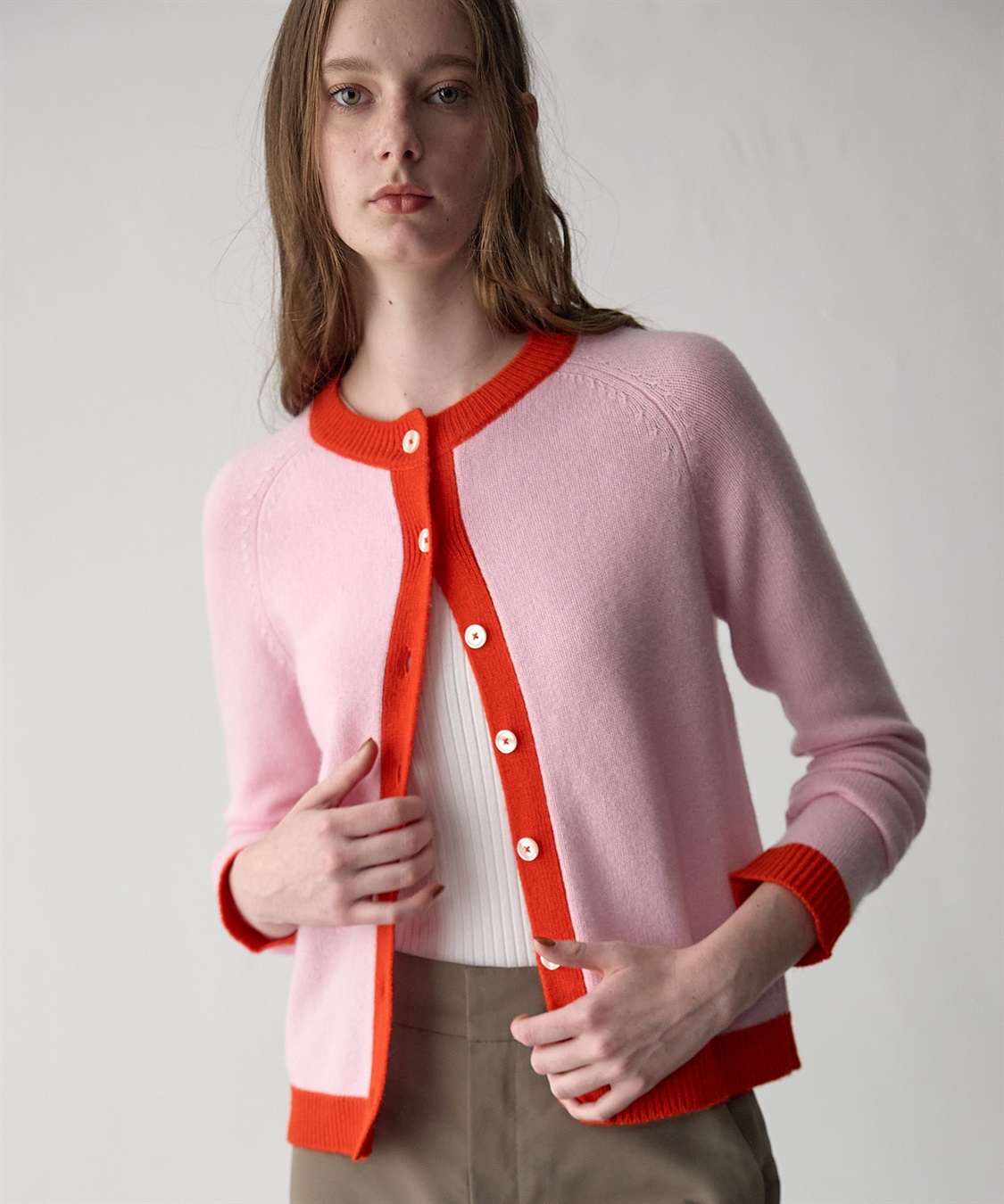 49AV JUNKO SHIMADA 【WEB限定】カシミヤ配色ニットカーディガン_sub_12