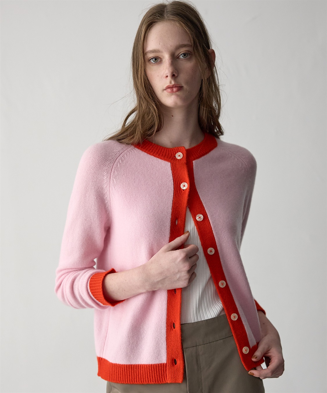 49AV JUNKO SHIMADA 【WEB限定】カシミヤ配色ニットカーディガン_sub_13